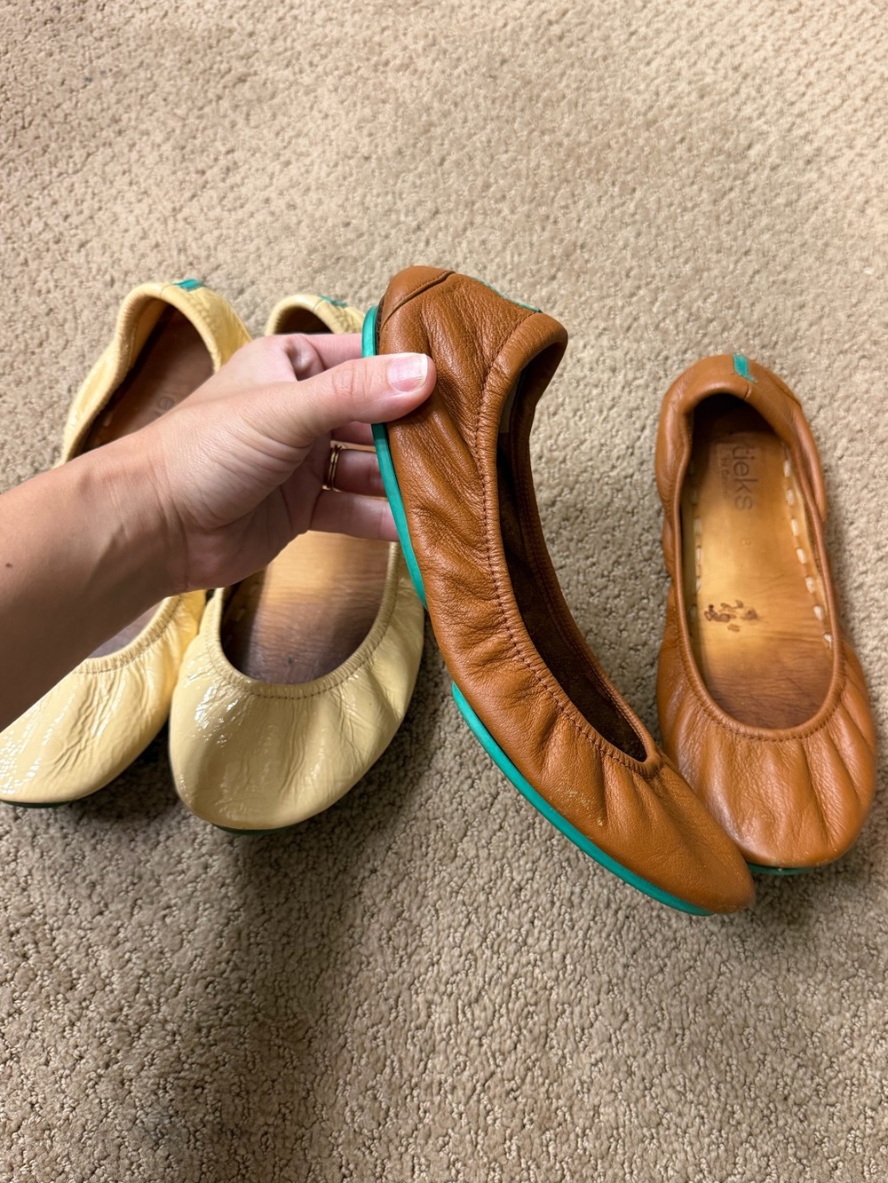 2 Pairs of Tieks Flats - Picture 2 of 11
